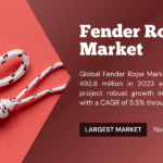 Global Fender Rope Market was valued at USD 492.8 million and may grow in the forecast with a CAGR of 5.5% by 2029.